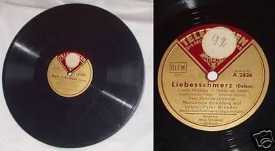 Schellackplatte Telefunken Argentinischer Tango um 1930