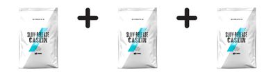 3 x Myprotein Slow-Release Casein - Unflavored (1000g) Unflavored