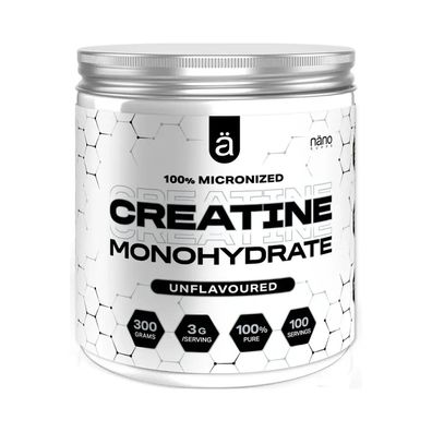 NanoSupps 100% Micronized Creatine Monohydrate (300g) Unflavoured