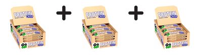 3 x Go On Nutrition Protein Crisp Bar (24x45g) Coconut and Cookies