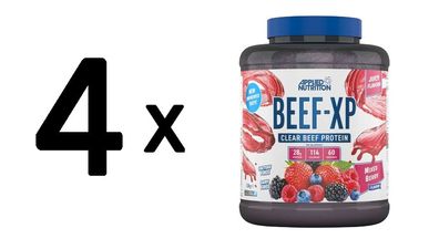 4 x Beef-XP, Mixed Berry - 1800g