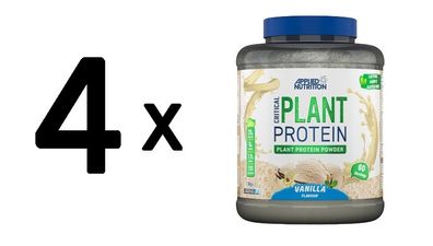 4 x Critical Plant Protein, Vanilla - 1800g