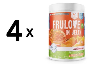 4 x Frulove In Jelly, Apricot & Orange - 1000g