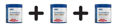 3 x Tri-Magnesium, Strawberry Raspberry - 200g