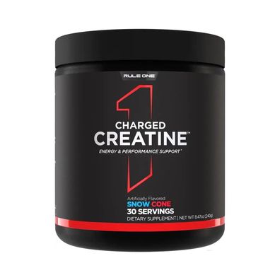 Rule1 R1 Charged Creatine (30 Serv) Snow Cone