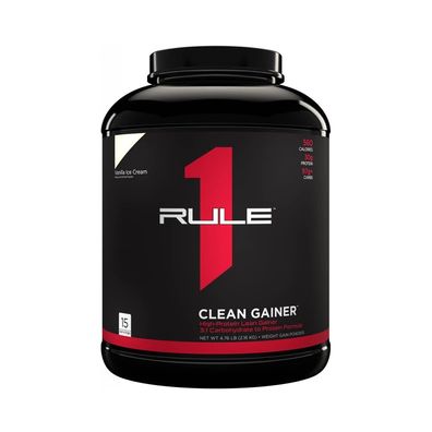 Rule1 R1 Clean Gainer (4.8lbs) Vanilla Ice Cream