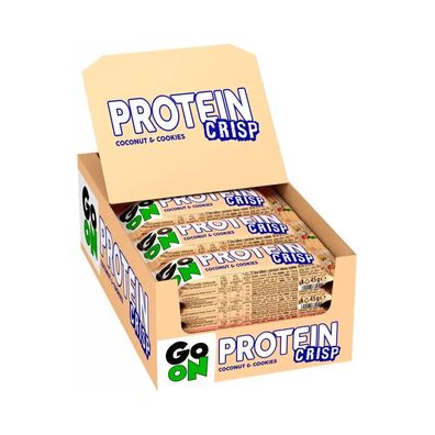 Go On Nutrition Protein Crisp Bar (24x45g) Coconut and Cookies