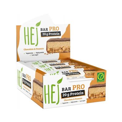 HEJ Natural HEJ Bar Pro (12x60g) Chocolate and Peanuts