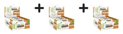 3 x HEJ Natural HEJ Bar Pro (12x60g) Chocolate and Peanuts