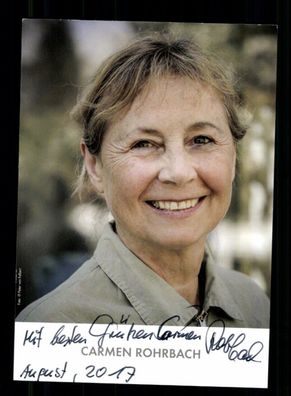 Carmen Rohrbach Autogrammkarte Original Signiert # BC 216581
