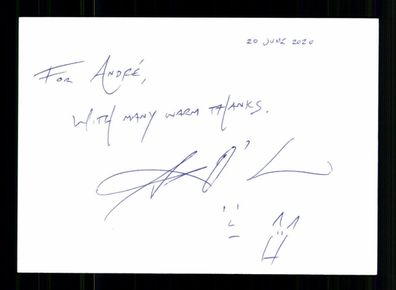 Stewart O´Nan Amerikanischer Schriftsteller Original Signiert # BC 216548