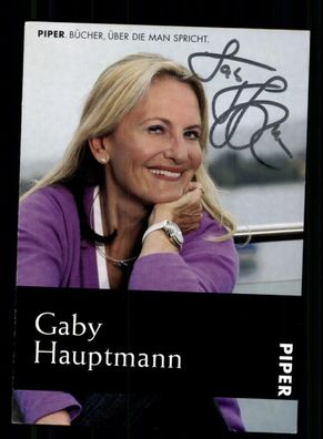 Gaby Hauptmann Autogrammkarte Original Signiert # BC 216584