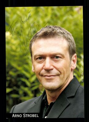Arno Strobel Autogrammkarte Original Signiert # BC 216597