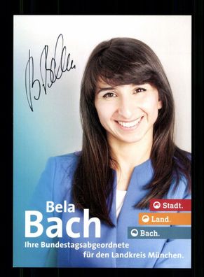 Bela Bach SPD Autogrammkarte Original Signiert # BC 216714