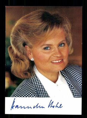 Hannelore Kohl 1933-2001 Frau von Helmut Kohl Original Signiert # BC 216685