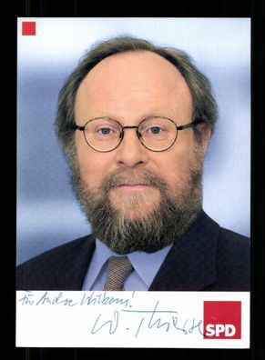 Wolfgang Thierse SPD Autogrammkarte Original Signiert # BC 216752