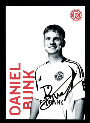 Daniel Bunk Autogrammkarte Fortuna Düsseldorf 2024-25 Original Signiert