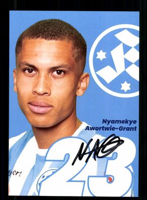 Nyamekye Awortwie Grant Autogrammkarte Stuttgarter Kickers 2024-25 Original Sig