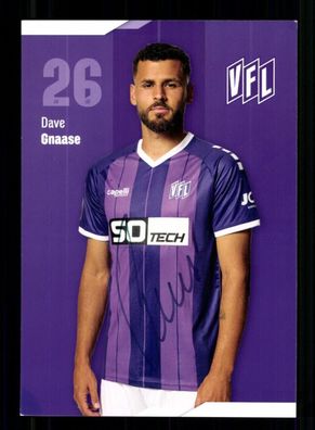 Dave Gnaase Autogrammkarte VfL Osnabrück 2024-25 Original Signiert