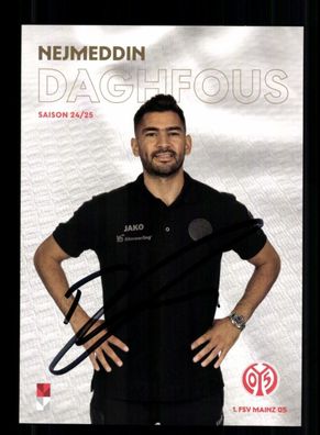 Nejmeddin Daghfous Autogrammkarte FSV Mainz 05 2024-25 Original Signiert
