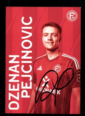 Dzenan Pejcinovic Autogrammkarte Fortuna Düsseldorf 2024-25 Original Signiert