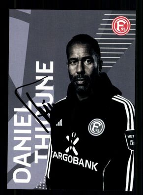 Daniel Thioune Autogrammkarte Fortuna Düsseldorf 2024-25 Original Signiert
