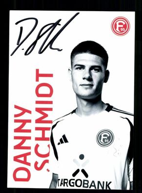 Danny Schmidt Autogrammkarte Fortuna Düsseldorf 2024-25 Original Signiert