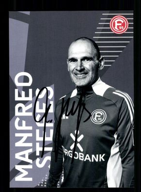 Manfred Stefes Autogrammkarte Fortuna Düsseldorf 2024-25 Original Signiert