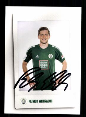 Patrick Weihrauch Autogrammkarte FC Homburg 2024-25 Original Signiert