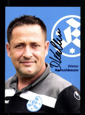 Dieter Kerschbaum Autogrammkarte Stuttgarter Kickers 2024-25 Original Signiert