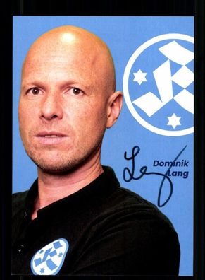 Dominik Lang Autogrammkarte Stuttgarter Kickers 2024-25 Original Signiert