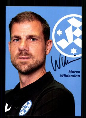 Marco Wildersinn Autogrammkarte Stuttgarter Kickers 2024-25 Original Signiert