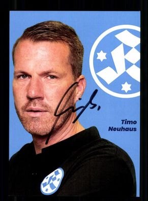 Timo Neuhaus Autogrammkarte Stuttgarter Kickers 2024-25 Original Signiert
