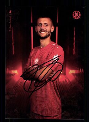 Torben Müsel Autogrammkarte Rot weiss Essen 2024-25 Original Signiert