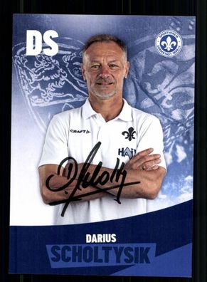 Darius Scholtysik Autogrammkarte SV Darmstadt 98 2024-25 Original Signiert