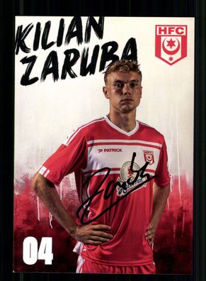 Kilian Zaruba Autogrammkarte Hallescher FC 2024-25 Original Signiert