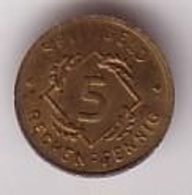 Spielgeld 5 Rechenpfennig Weimarer Republik 1924