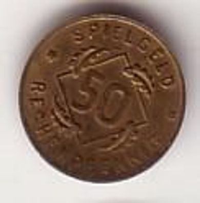 Spielgeld 50 Rechenpfennig Weimarer Republik 1924