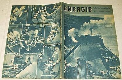 Energie - Technische Fachzeitschrift 1941