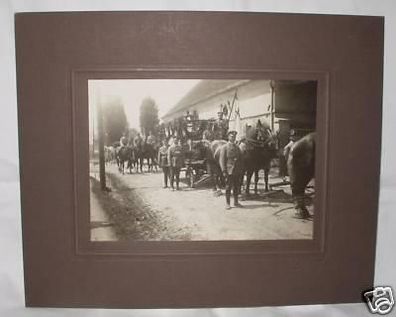 Foto Festumzug Kriegerverein Groitzsch um 1910