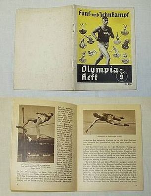 Fünf- und Zehnkampf Olympia Heft Nr. 9, 1936
