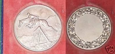 große Medaille Reitsport im Originaletui um 1930
