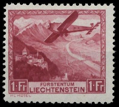 Liechtenstein 1930 Nr 113 ungebraucht X1396EE