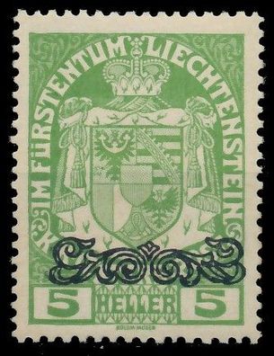 Liechtenstein 1920 Nr 11 ungebraucht X139762