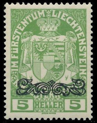 Liechtenstein 1920 Nr 11 ungebraucht X13976A