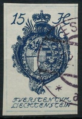 Liechtenstein 1920 Nr 19 gestempelt X1397EA