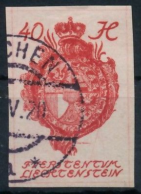Liechtenstein 1920 Nr 23 gestempelt X139822