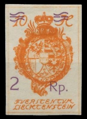 Liechtenstein 1921 Nr 44 ungebraucht X13984A
