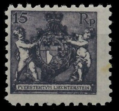 Liechtenstein 1921 Nr 52A ungebraucht X13987A