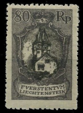 Liechtenstein 1921 Nr 59A ungebraucht X139886